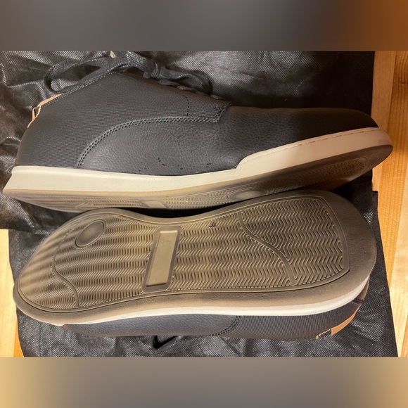 Vance Co men’s Aydon black vegan leather street sneakers, size 13W - Picture 5 of 9